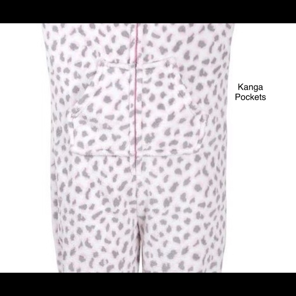 Ladies Fleece One Piece Pyjamas - Picture 3 of 7